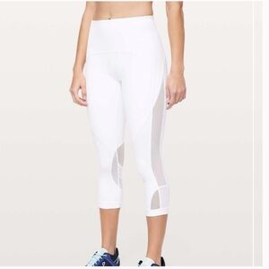 Lululemon Women's White High-Waisted Leggings